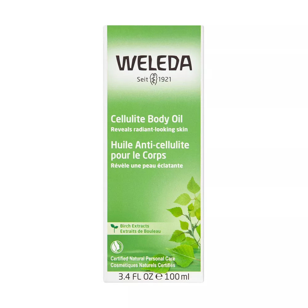 Weleda Birch Cellulite Oil For Natural Skin Care, 3.4 Oz